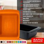 Rapid Ramen Cooker | Microwavable Cookware for Instant Ramen | BPA Free and Dishwasher Safe | Perfect for Dorm, Small Kitchen or Office | Purple, 2 Pack - Image 7
